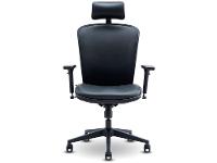 Cadeira de Escritório Presidente Giratória Preto - 2