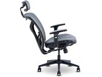 Cadeira de Escritório Presidente Giratória Preto - 5