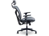 Cadeira de Escritório Presidente Giratória Preto - 6