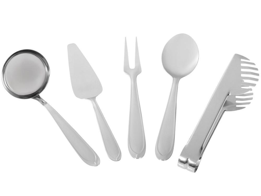 Jogo de Utensílios Inox 5 Peças  - 11