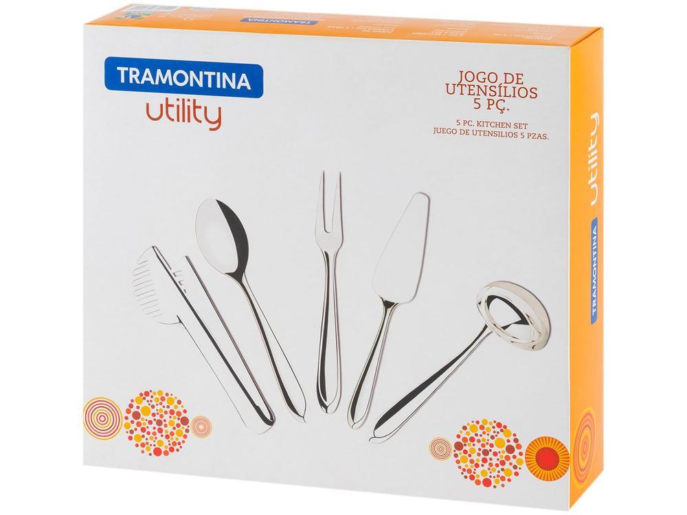 Jogo de Utensílios Inox 5 Peças  - 8