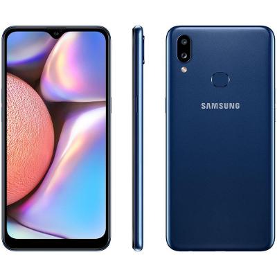 Smartphone Samsung Galaxy A10s 32GB Azul 4G 2GB RAM 6,2” Câm. Dupla + Selfie 8M