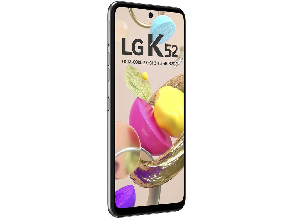 Smartphone LG K52 64GB Cinza 4G Octa-Core 3GB RAM Tela 6,6” Câm. Quádrupla + Selfie 8MP Dual Chip - 7
