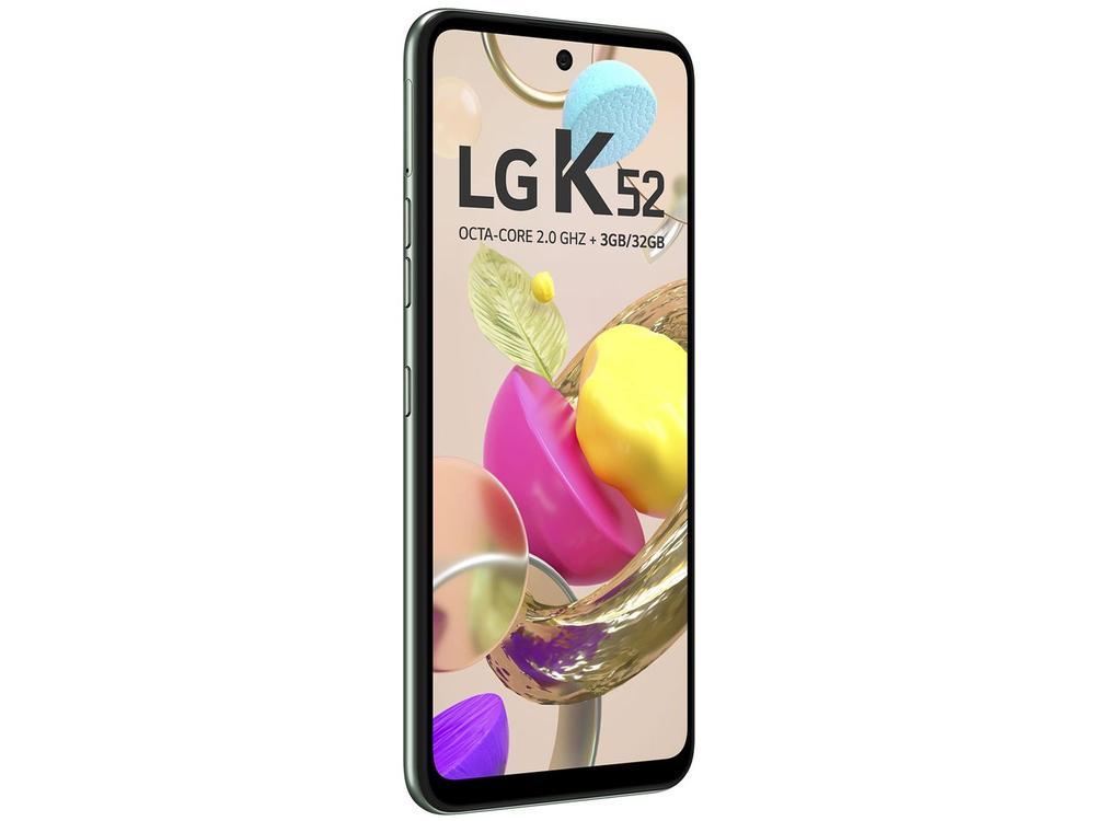 Smartphone LG K52 64GB Verde 4G Octa-Core 3GB RAM Tela 6,6” Câm. Quádrupla + Selfie 8MP Dual Chip - 8