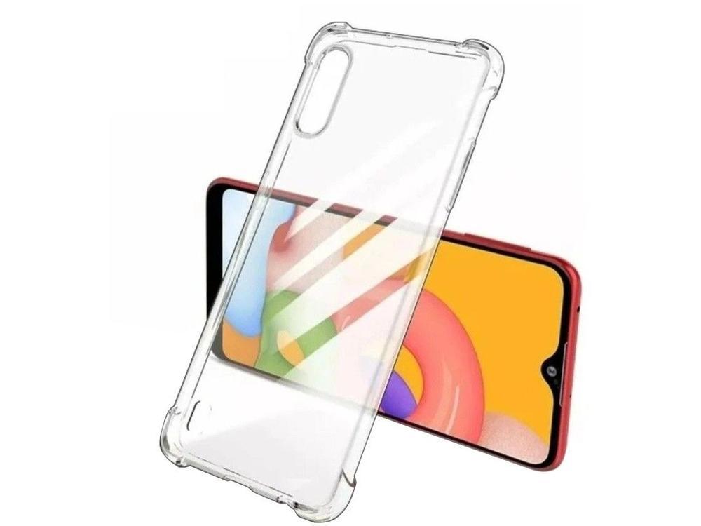 Capa de Celular para A01 Plástico Anti-Impacto - 1