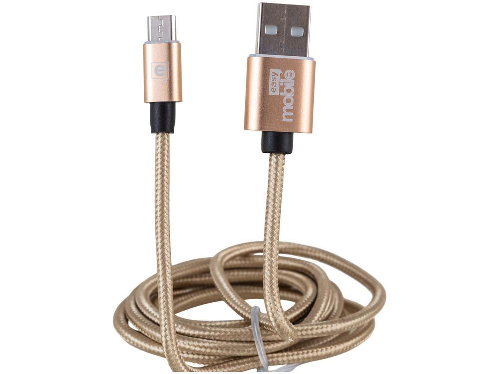Cabo Micro USB 1,2m Easy Mobile - 1