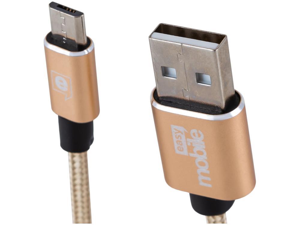 Cabo Micro USB 1,2m Easy Mobile - 4
