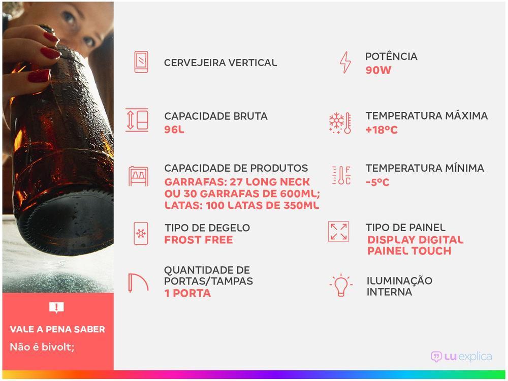 Cervejeira Midea Flex Vertical 96L Frost Free - 2