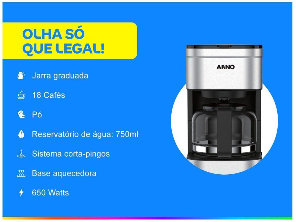 Cafeteira Filtro Arno Preferita Inox 750ml - 11