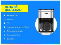 Cafeteira Filtro Arno Preferita Inox 750ml - 2