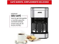 Cafeteira Filtro Arno Preferita Inox 750ml