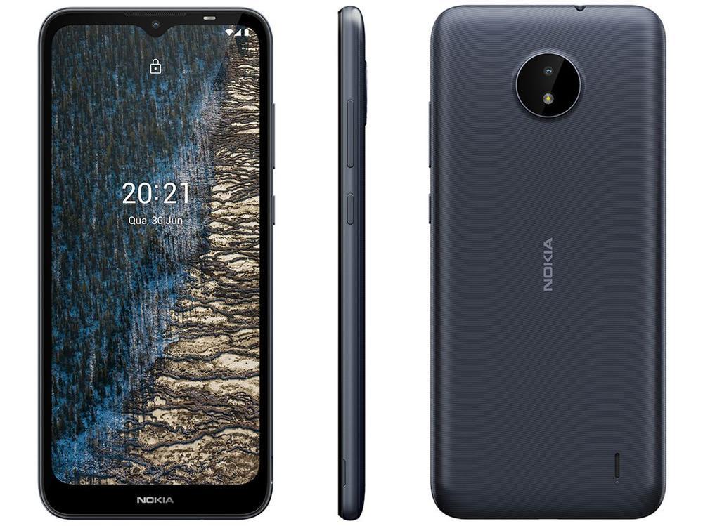 Smartphone Nokia C20 32GB Azul 4G Octa-Core 2GB RAM Tela 6,5” Câm. 5MP + Câm. Selfie 5MP - 1