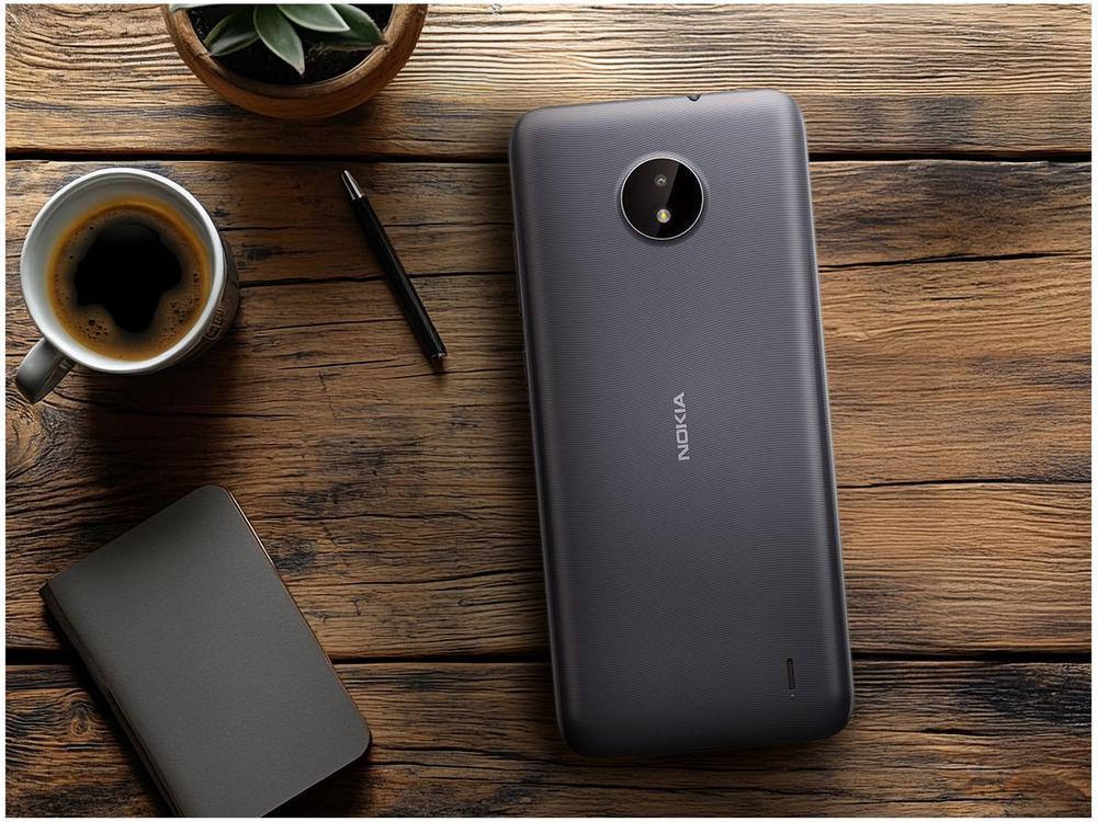 Smartphone Nokia C20 32GB Azul 4G Octa-Core 2GB RAM Tela 6,5” Câm. 5MP + Câm. Selfie 5MP - 5