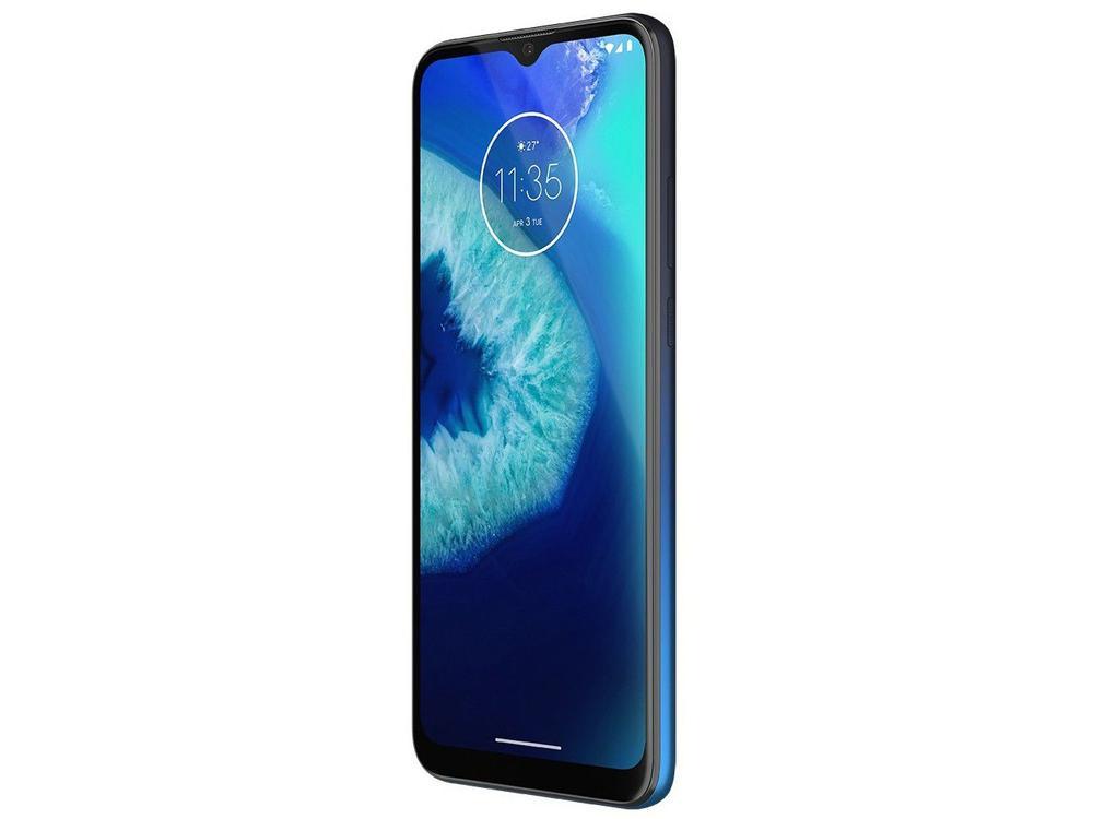 Smartphone Motorola Moto G8 Power Lite 64GB Azul - 4G Octa-Core 4GB RAM 6,5” Câm. Tripla + Selfie 8MP - 5