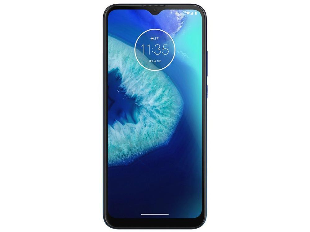 Smartphone Motorola Moto G8 Power Lite 64GB Azul - 4G Octa-Core 4GB RAM 6,5” Câm. Tripla + Selfie 8MP - 6