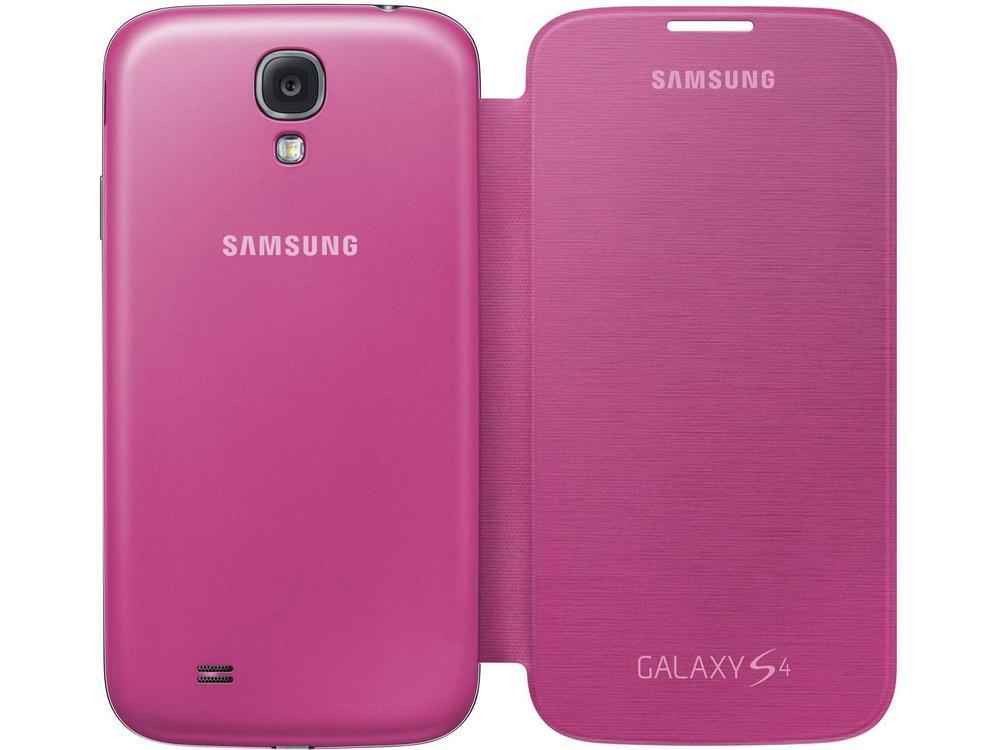 Capa Protetora Flip Cover para Galaxy S4 - 5