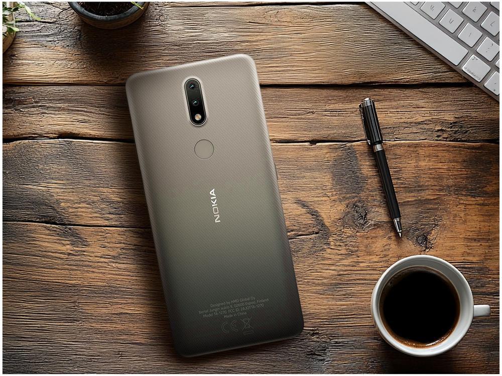 Smartphone Nokia 2.4 64GB Cinza 4G Octa-Core 3GB RAM Tela 6,5” Câm. Dupla + Selfie 5MP - 5