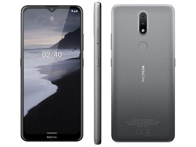 Smartphone Nokia 2.4 64GB Cinza 4G Octa-Core 3GB RAM Tela 6,5” Câm. Dupla + Selfie 5M