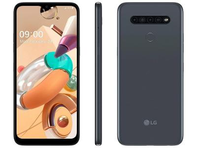 Smartphone LG K41S 32GB Titânio 4G Octa-Core 3GB RAM 6,55” Câm. Quádrupla + Selfie 8M