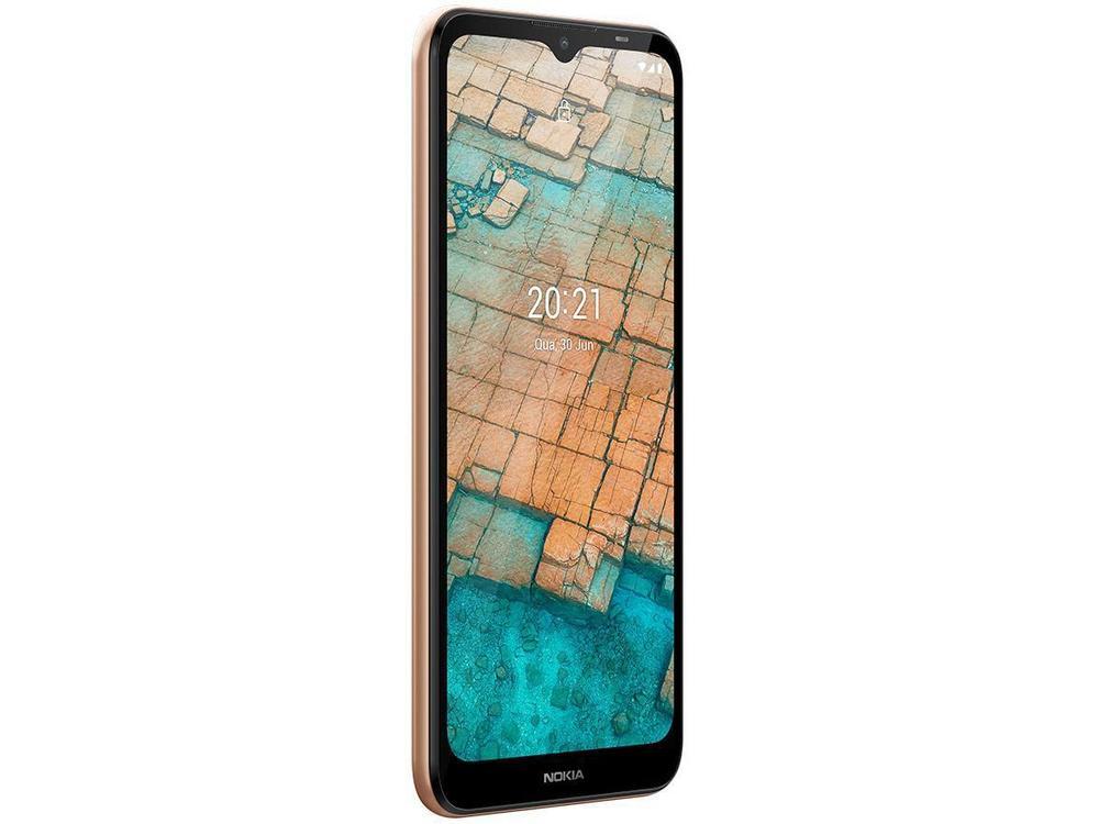 Smartphone Nokia C20 32GB Dourado 4G Octa-Core 2GB RAM Tela 6,5” Câm. 5MP + Câm. Selfie 5MP - 7