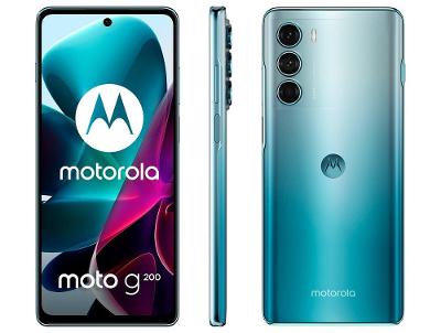 Smartphone Motorola Moto G200 256GB Verde 5G Octa-Core 8GB RAM 6,8” Câm. Tripla + Selfie 16MP