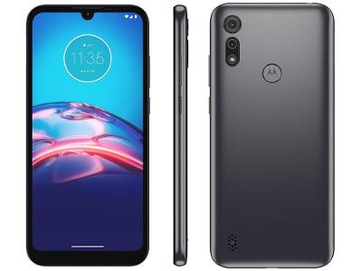 Smartphone Motorola Moto E6S 32GB Cinza Titanium 4G Octa-Core 2GB RAM 6,1” Câm. Dupla + Selfie 5M