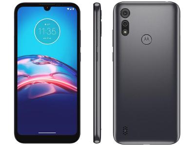 Smartphone Motorola Moto E6S 32GB Cinza Titanium 4G Octa-Core 2GB RAM 6,1” Câm. Dupla + Selfie 5MP