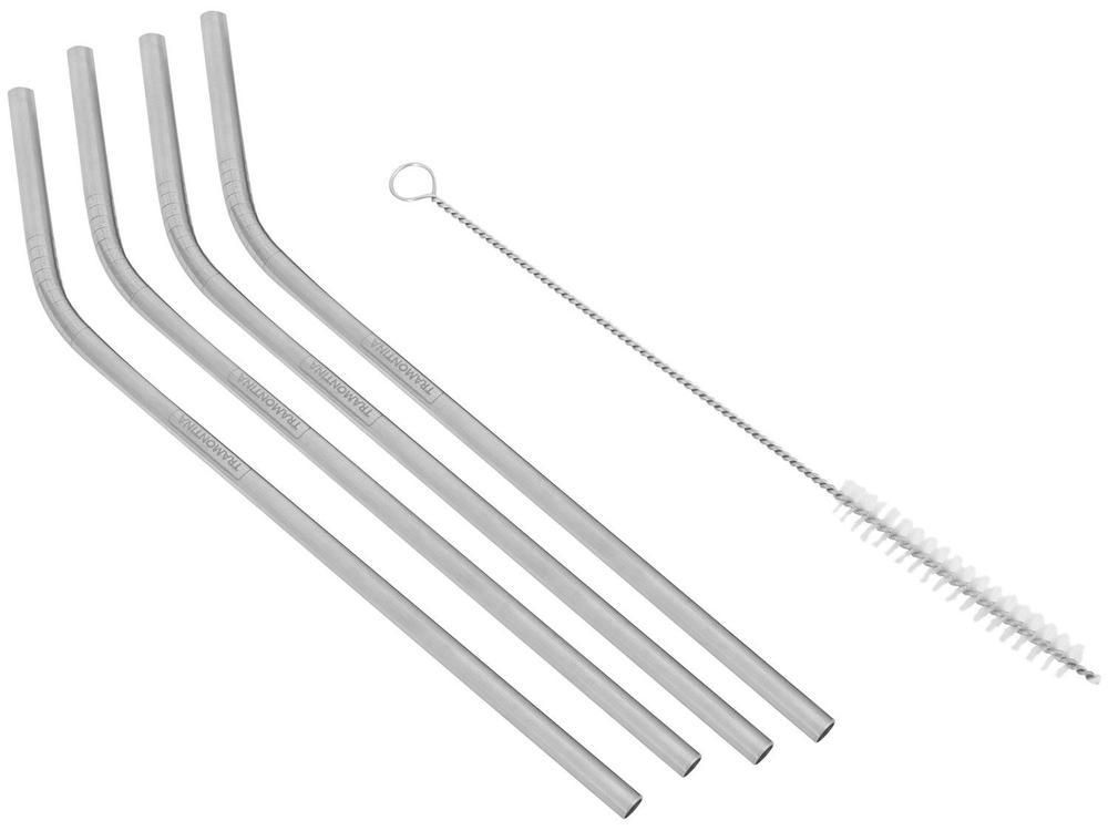 Canudo de Inox Tramontina Brava 64600130 com Escova 5 Peças - 1