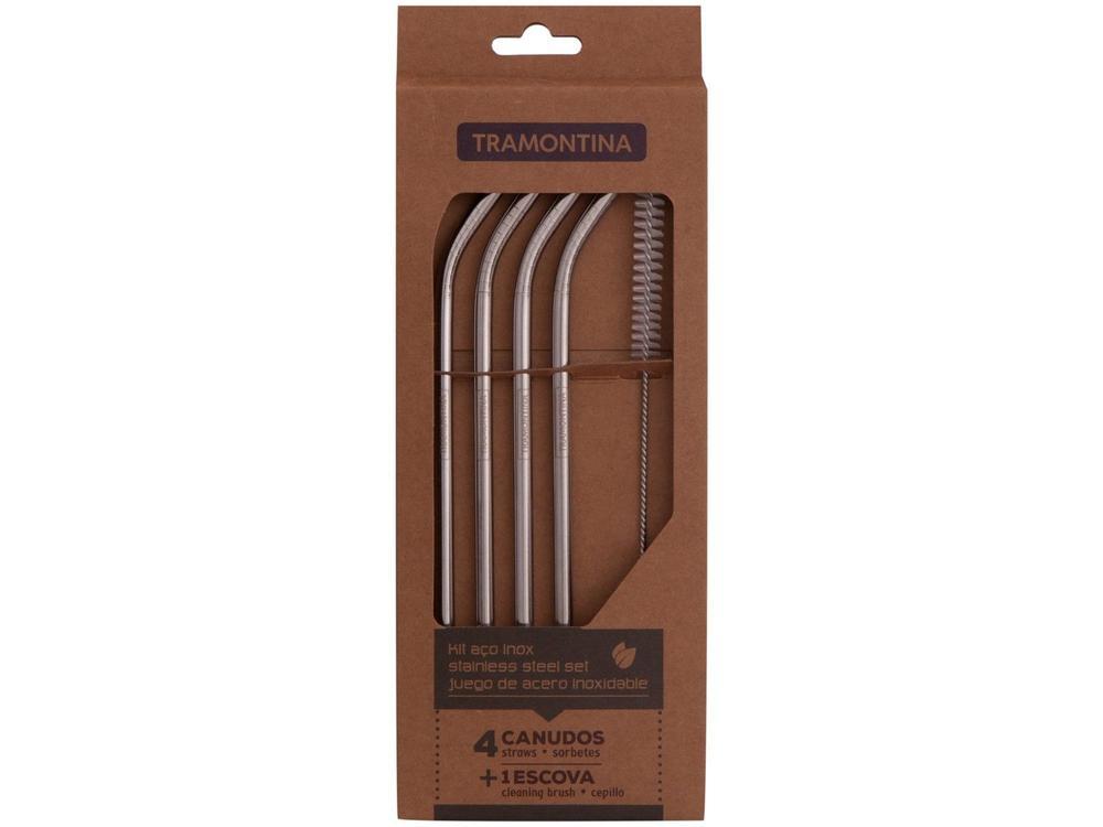 Canudo de Inox Tramontina Brava 64600130 com Escova 5 Peças - 6