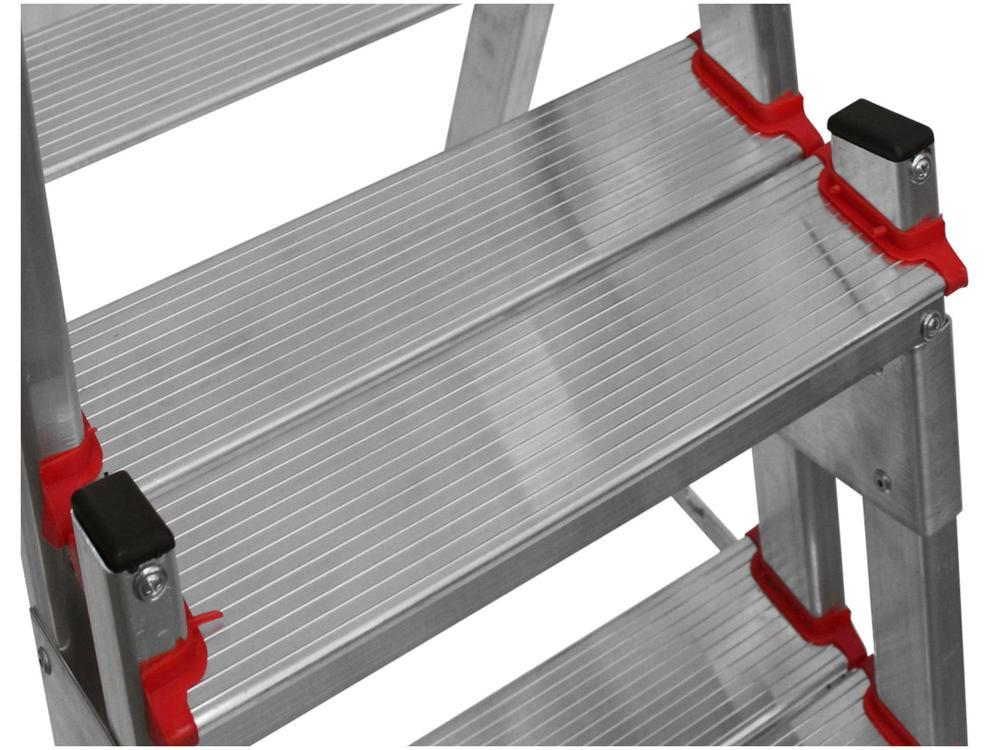 Escada de Alumínio Cavalete 4 Degraus - 2
