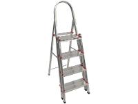 Escada de Alumínio Cavalete 4 Degraus - 1