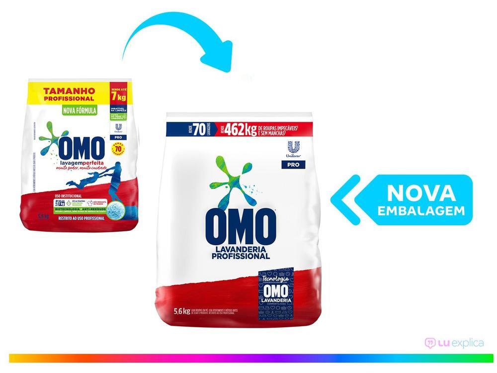 Sabão em Pó Omo Pro Lavanderia Profissional 5,6kg - 3