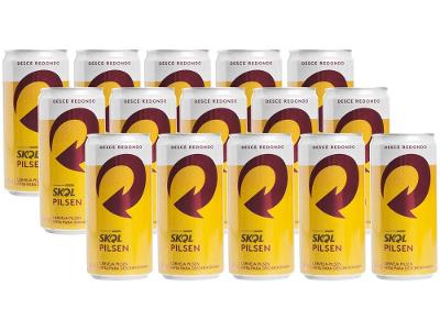 Cerveja Pack Skol Pilsen 269ml - 15 Unidades