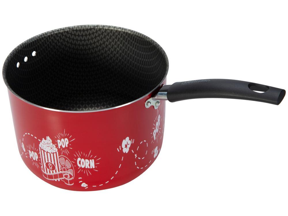 Pipoqueira Multiflon Vermelha Antiaderente - 4