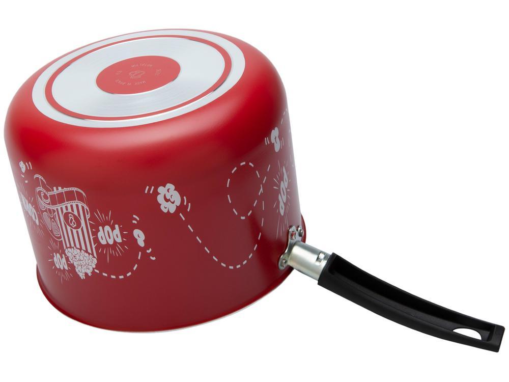 Pipoqueira Multiflon Vermelha Antiaderente - 5