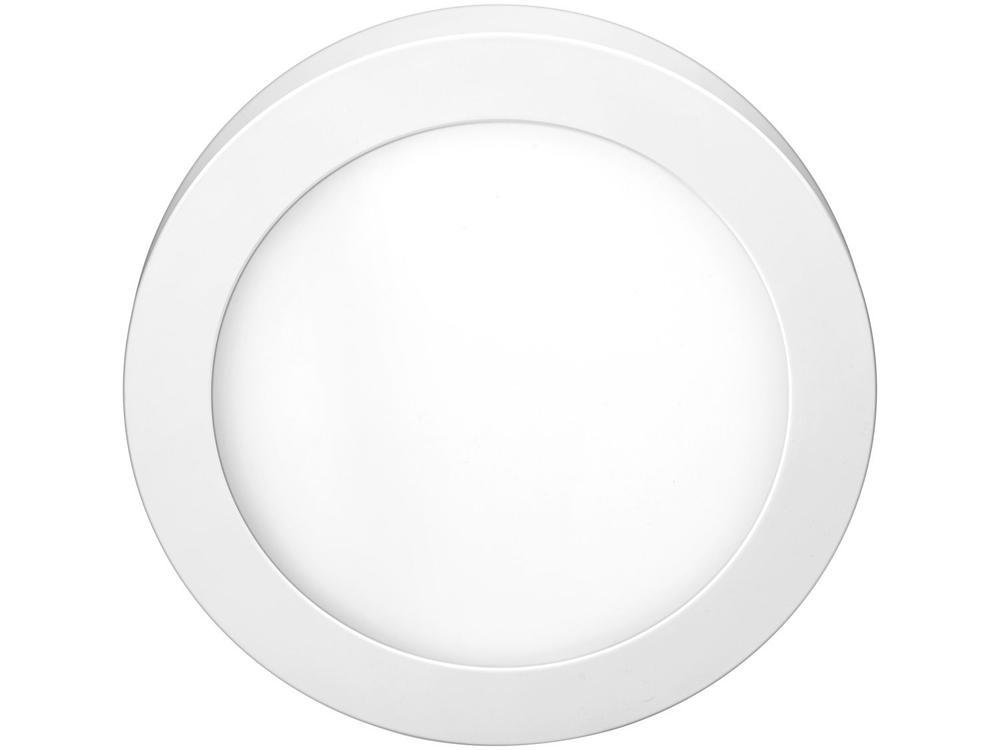 Plafon LED de Sobrepor Redondo 18W Elgin - Downlight Branco - 1