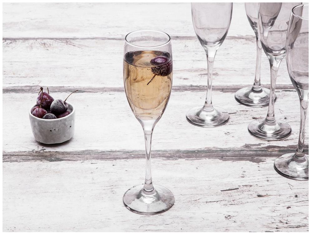 Jogo de Taças para Champanhe Vidro 190ml 6 Peças - 3