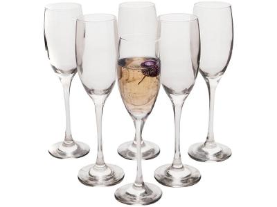 Jogo de Taças para Champanhe Vidro 190ml 6 Peças
