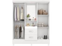 Guarda-roupa Solteiro com Espelho 4 Portas - 6