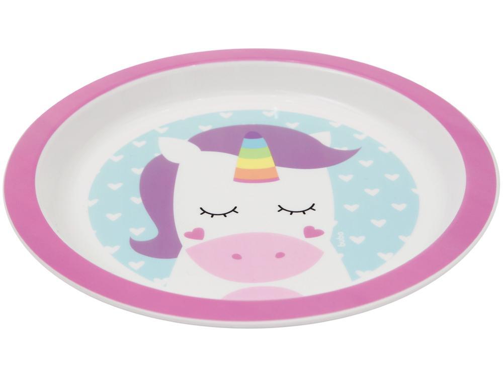 Kit Alimentação Infantil 3 Peças Buba Animal Fun Unicórnio - 3
