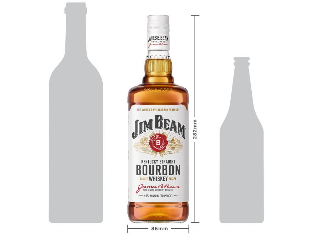 Whisky Jim Beam White Bourbon 4 Anos Americano - 7