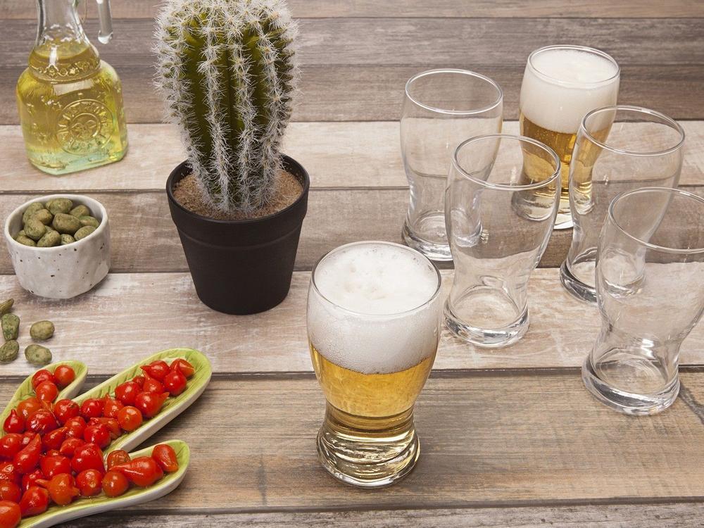Jogo de Copos de Vidro para Cerveja 220ml - 2