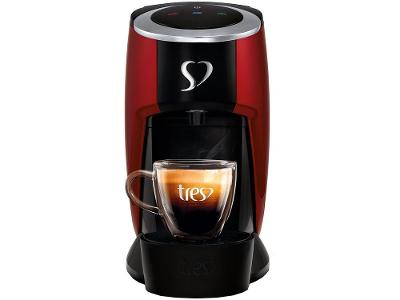Cafeteira Espresso TRES Touch Vermelha 3 Corações