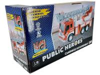 Caminhão de Bombeiro Public Heroes 6446 Fricção - 8