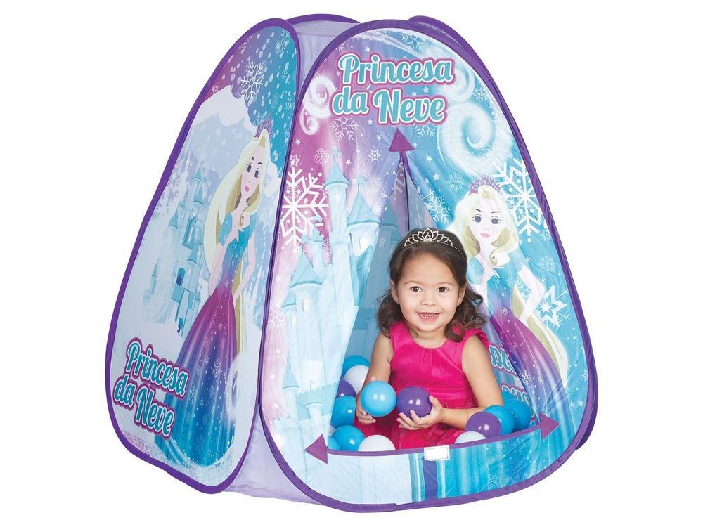 Toca Infantil Princesa da Neve com 60 Bolinhas - 1