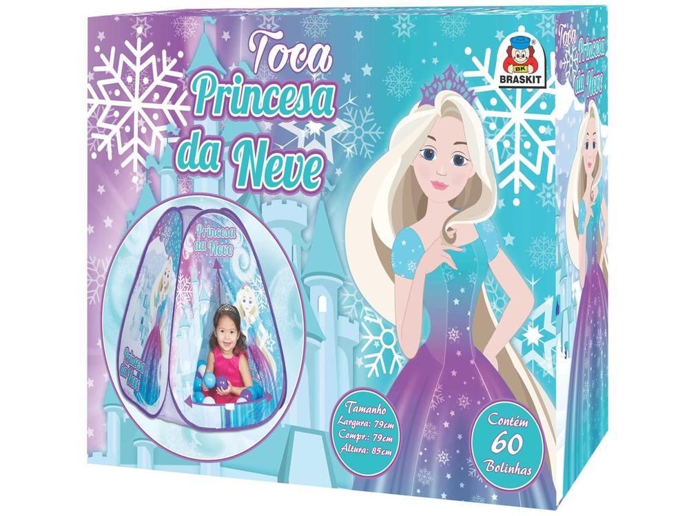 Toca Infantil Princesa da Neve com 60 Bolinhas - 2