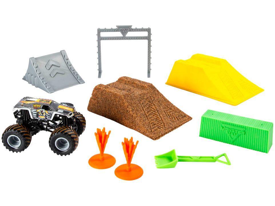 Carrinho Monster Jam com Massa Areia e Acessérios - 3