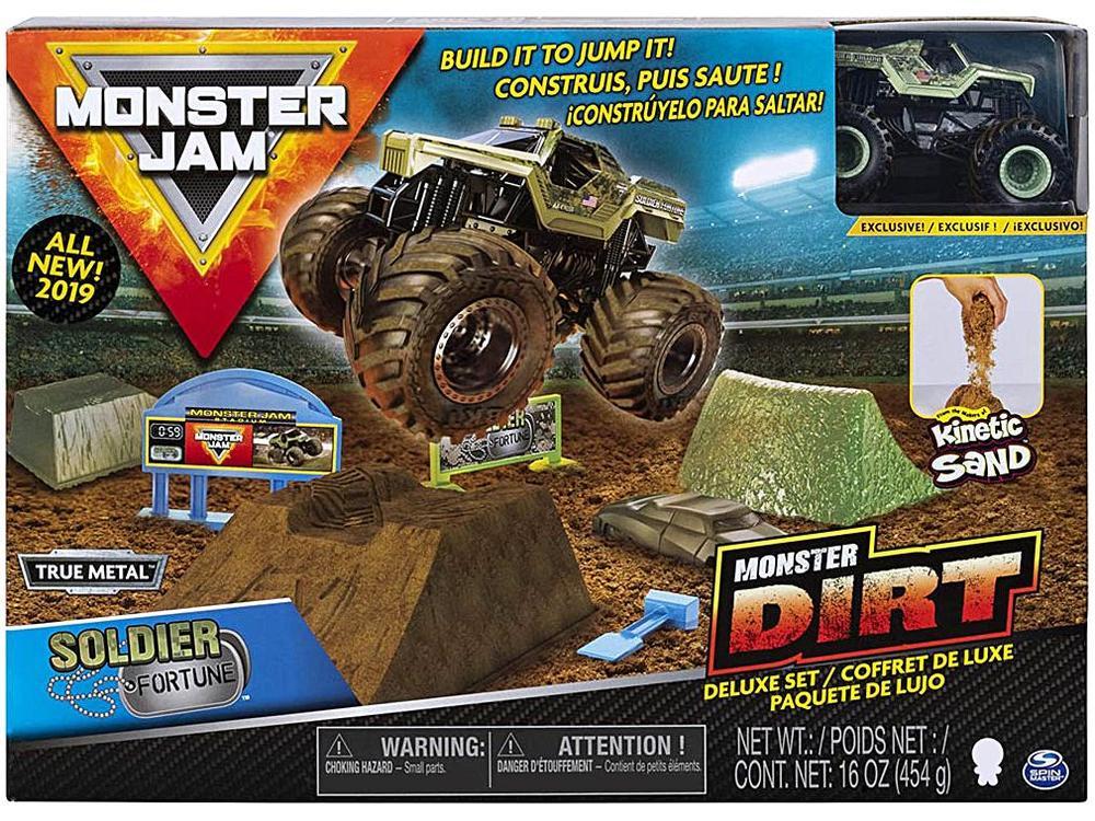 Carrinho Monster Jam com Massa Areia e Acessérios - 5