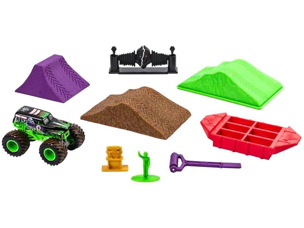 Carrinho Monster Jam com Massa Areia e Acessérios - 8