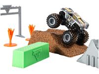 Carrinho Monster Jam com Massa Areia e Acessérios